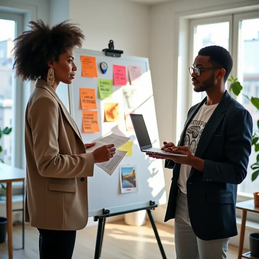 Professional team meeting